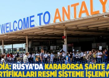 İddia: Rusya'da karaborsa sahte aşı sertifikaları resmi sisteme işleniyor