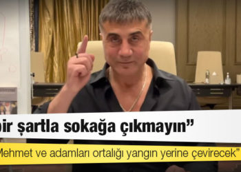 İzmir'deki saldırının ardından Sedat Peker'den açıklama: Hiçbir şartla sokağa çıkmayın