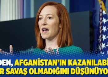 &lsquo;Biden, Afganistan&rsquo;ın kazanılabilir bir savaş olmadığını d&uuml;ş&uuml;n&uuml;yor&rsquo;