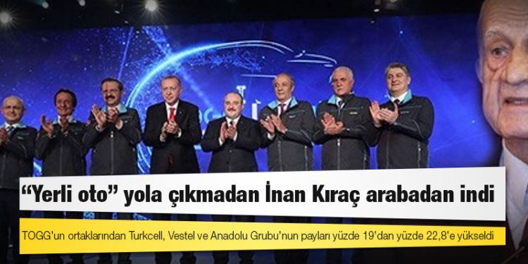 “Yerli oto” yola çıkmadan İnan Kıraç arabadan indi