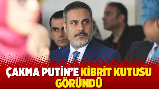 Çakma Putin’e kibrit kutusu göründü