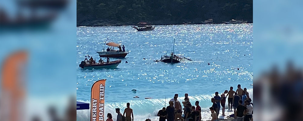 Ölüdeniz'de tur teknesi battı; bir çocuk yaşamını yitirdi