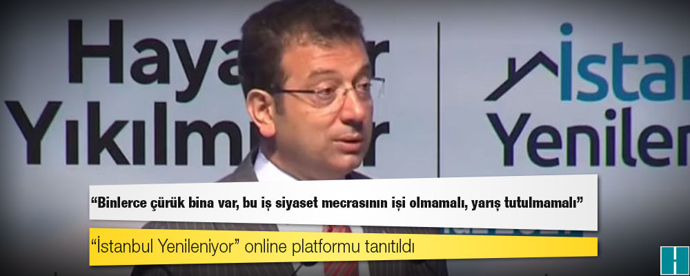 İmamoğlu'dan 'Deprem Kurulu' çağrısı: Binlerce çürük bina var, bu iş siyaset mecrasının işi olmamalı, yarış tutulmamalı