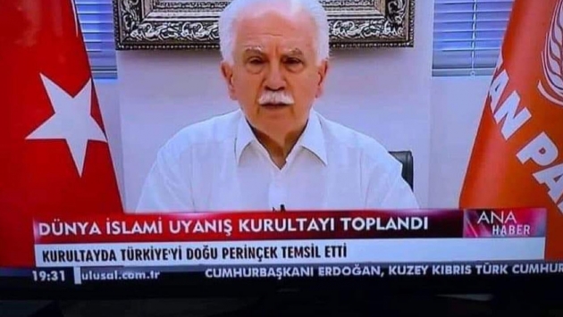 İran'ın İslami Uyanış Kurultayı'na Doğu Perinçek katıldı