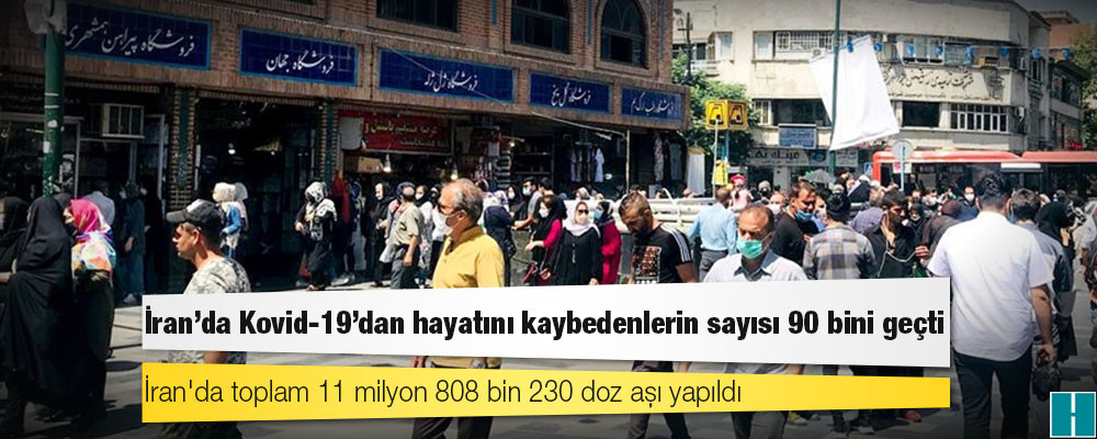 İran'da Kovid-19'dan hayatını kaybedenlerin sayısı 90 bini geçti