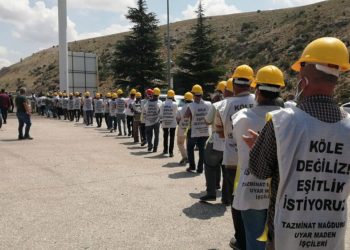 Tazminatlarını alamayan Somalı madencilere Ankara’da polis engeli