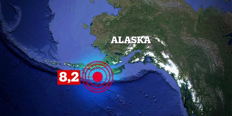 ABD’nin Alaska kıyılarında 8.2 büyüklüğünde deprem meydana geldi, tsunami uyarısı yapıldı