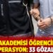Polis Akademisi öğrencilerine operasyon: 33 gözaltı