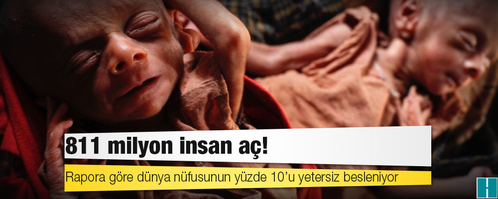 811 milyon insan aç!