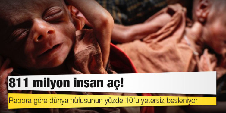 811 milyon insan aç!