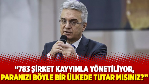 CHP’li Kuşoğlu: 783 şirket kayyımla yönetiliyor, paranızı böyle bir ülkede tutar mısınız?