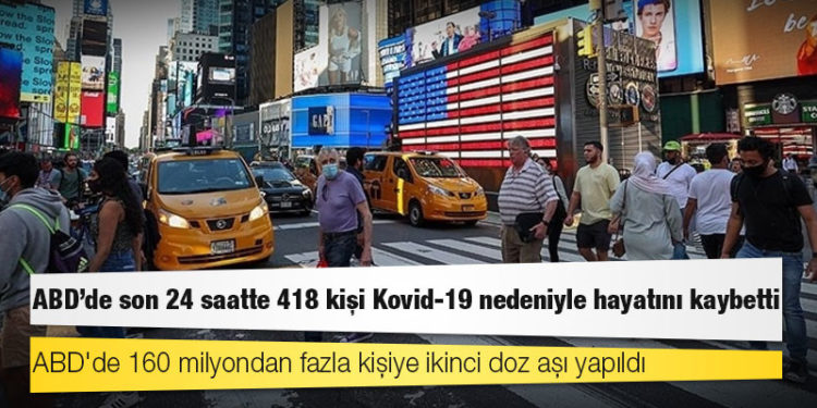 ABD'de Kovid-19 nedeniyle ölenlerin sayısı 608 bin 828'e yükseldi