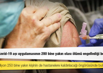 ABD'deki Kovid-19 aşı uygulamasının 280 bine yakın olası ölümü engellediği belirtildi