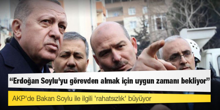 AKP'de Bakan Soylu ile ilgili 'rahatsızlık' büyüyor: "Erdoğan Soylu'yu görevden almak için uygun zamanı bekliyor"