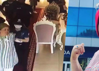 AKP'yi eleştiren BBP Kadın Kolları İl Başkanı'na ters kelepçeli gözaltı