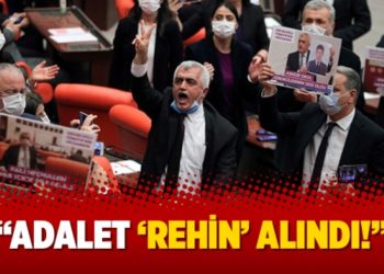 "Adalet &lsquo;rehin&rsquo; alındı!"