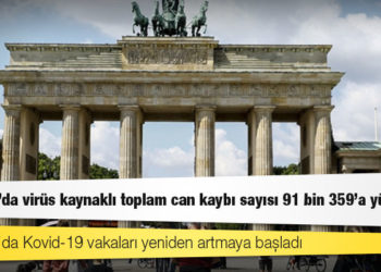 Almanya’da Kovid-19 nedeniyle ölenlerin sayısı 91 bin 359'a yükseldi