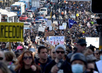 Avustralya'da korona protestosu: Çok sayıda gözaltı