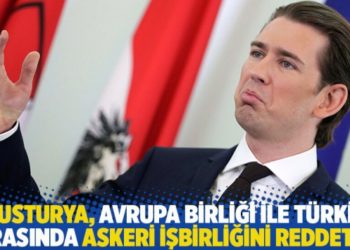 Avusturya, Avrupa Birliği ile T&uuml;rkiye arasında askeri işbirliğini reddetti