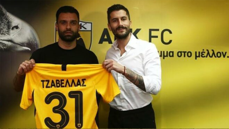 Aytemiz Alanyaspor'dan ayrılan Tzavellas, AEK ile sözleşme imzaladı