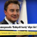 Babacan: İhlal ettiğiniz anayasada ‘Bahçeli hariç’ diye bir hüküm yok