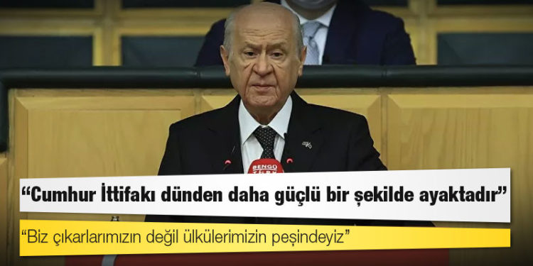 Bahçeli: Cumhur İttifakı dünden daha güçlü şekilde ayaktadır