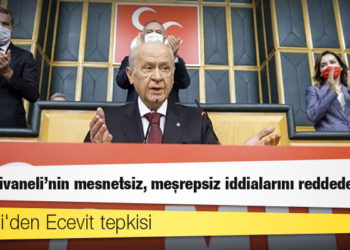 Bahçeli'den Ecevit tepkisi: Zülfü Livaneli'nin mesnetsiz, meşrepsiz iddialarını reddederim