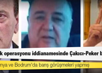 Bataklık operasyonu iddianamesinde Çakıcı-Peker barışı: Makedonya ve Bodrum'da barış görüşmeleri yapmış