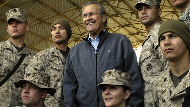 Bush'un Afganistan ve Irak'a girme kararlarında önemli rol oynayan eski ABD savunma bakanı Rumsfeld hayatını kaybetti