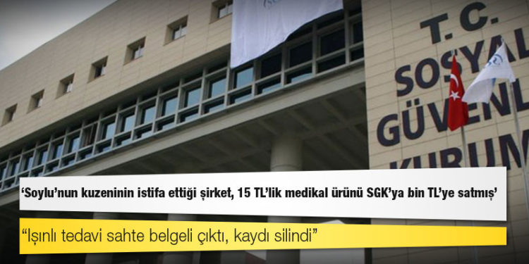CHP Ankara Milletvekili Murat Emir: Soylu’nun kuzeninin istifa ettiği şirket, 15 TL’lik medikal ürünü SGK’ya bin TL’ye satmış