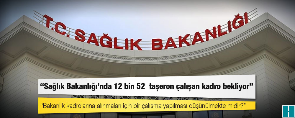 CHP'li Gürer: Sağlık Bakanlığı’nda 12 bin 52  taşeron çalışan kadro bekliyor