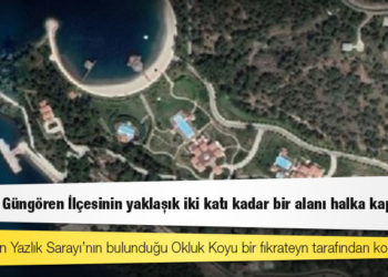CHP’li Başarır: Erdoğan’ın Yazlık Sarayı’nın bulunduğu Okluk Koyu bir fırkateyn tarafından korunuyor, koyun hemen önünde sahil güvenlik var
