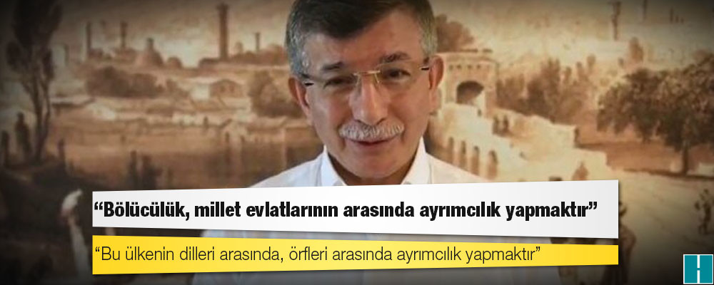 Davutoğlu'ndan Bahçeli'ye: Serok ifadesini kullanmak suçsa, Erdoğan suç mu işlemiştir?