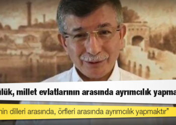 Davutoğlu'ndan Bahçeli'ye: Serok ifadesini kullanmak suçsa, Erdoğan suç mu işlemiştir?