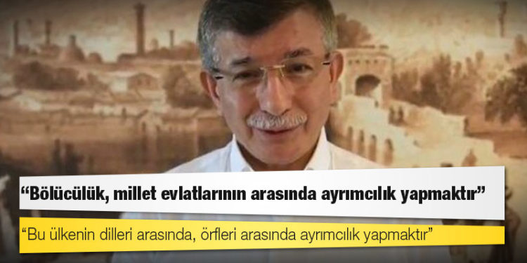 Davutoğlu'ndan Bahçeli'ye: Serok ifadesini kullanmak suçsa, Erdoğan suç mu işlemiştir?