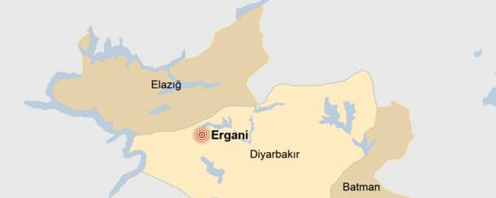 Diyarbakır'da 4 büyüklüğünde deprem meydana geldi