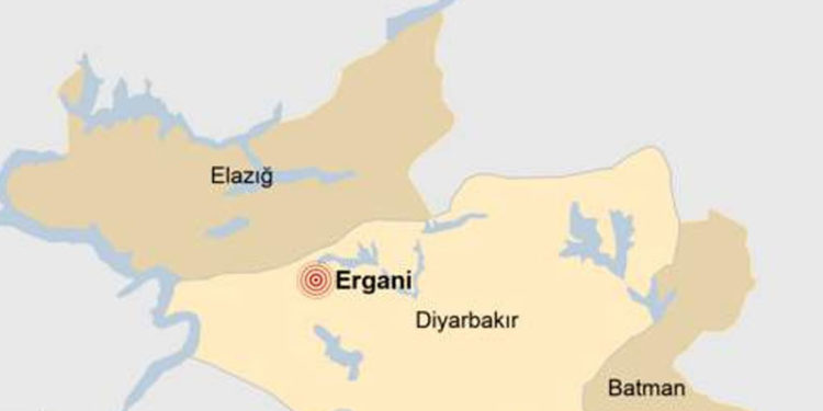 Diyarbakır'da 4 büyüklüğünde deprem meydana geldi