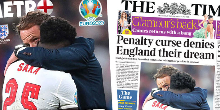 EURO 2020 finali İngiltere basınında: 'Penaltı laneti'
