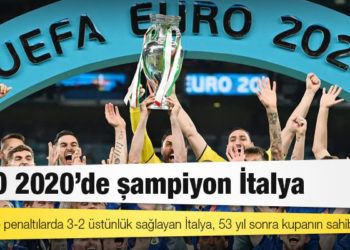 EURO 2020'de şampiyon İtalya: İngiltere'yi penaltılarla 3-2 yendi