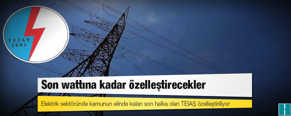 Elektrik sektöründe kamunun elinde kalan son halka olan TEİAŞ özelleştiriliyor