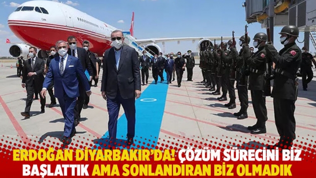 Erdoğan: Çözüm sürecini biz başlattık ama sonlandıran biz olmadık