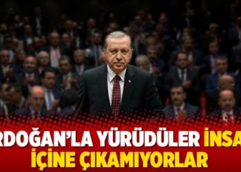 Erdoğan&rsquo;la y&uuml;r&uuml;d&uuml;ler insan i&ccedil;ine &ccedil;ıkamıyorlar