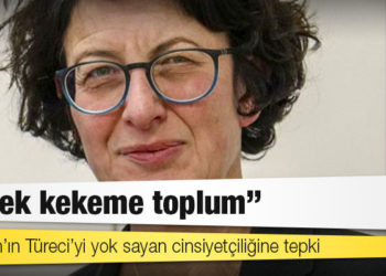 Erdoğan’ın Türeci’yi yok sayan cinsiyetçiliğine tepki: Erkek kekeme toplum!