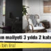 Ev kurmanın maliyeti 3 yılda 2 katına çıktı: Yaklaşık 65 bin lira!