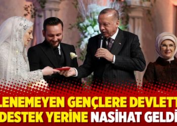 Evlenemeyen gen&ccedil;lere devletten destek yerine nasihat geldi