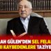 Fethullah Gülen'den sel felaketinde hayatını kaybedenlere taziye mesajı