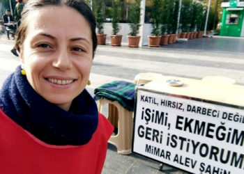 alev şahin, mimar, çıplak arama, takipsizlik