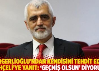 Gergerlioğlu'ndan kendisini tehdit eden Bah&ccedil;eli'ye yanıt: 'Ge&ccedil;miş olsun' diyorum!