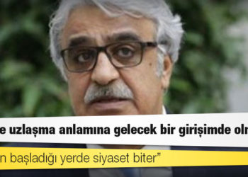 HDP Eş Genel Başkanı Sancar: 'AKP'yle uzlaşma' anlamına gelecek herhangi bir yaklaşımın veya girişimin içinde yer almayız