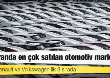Haziranda en çok satılan otomotiv markaları belli oldu